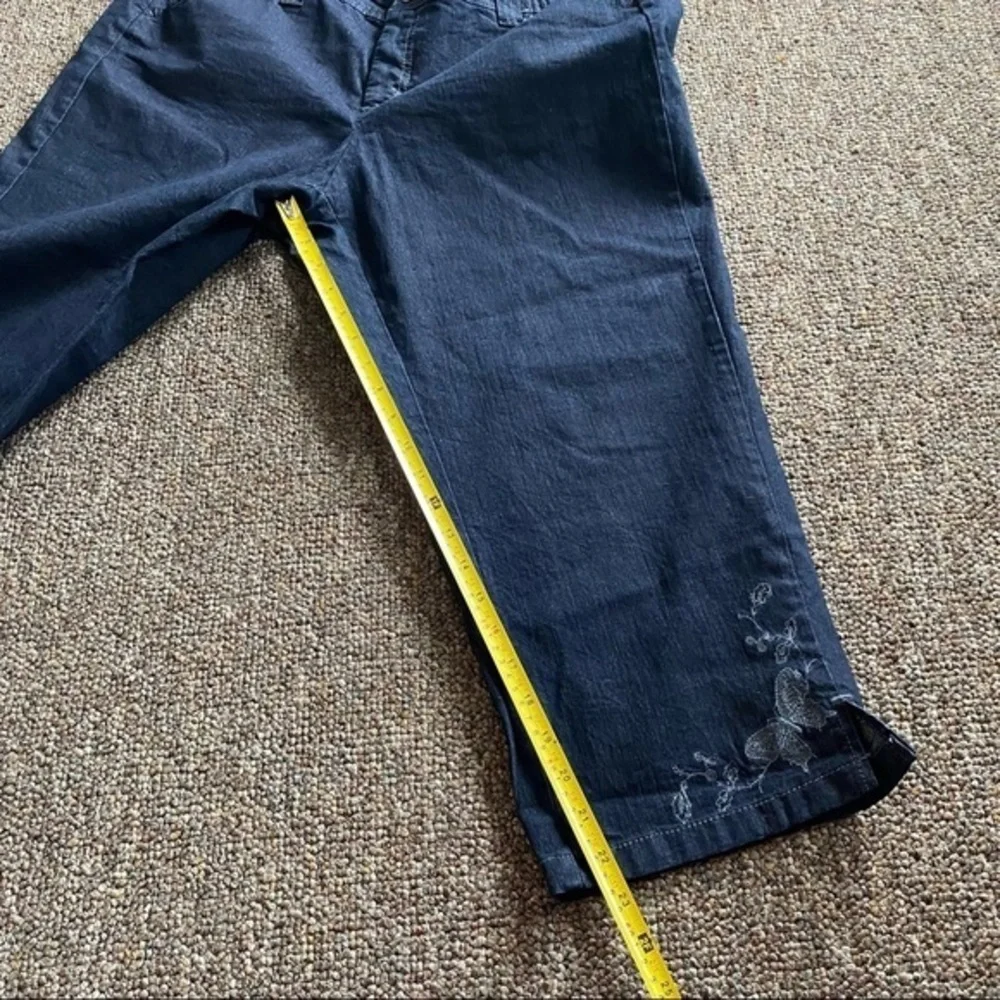 JMS Shorts Stretch‎ Classic Capri Women’s  Size 18W Blue Jeans - Picture 13 of 13